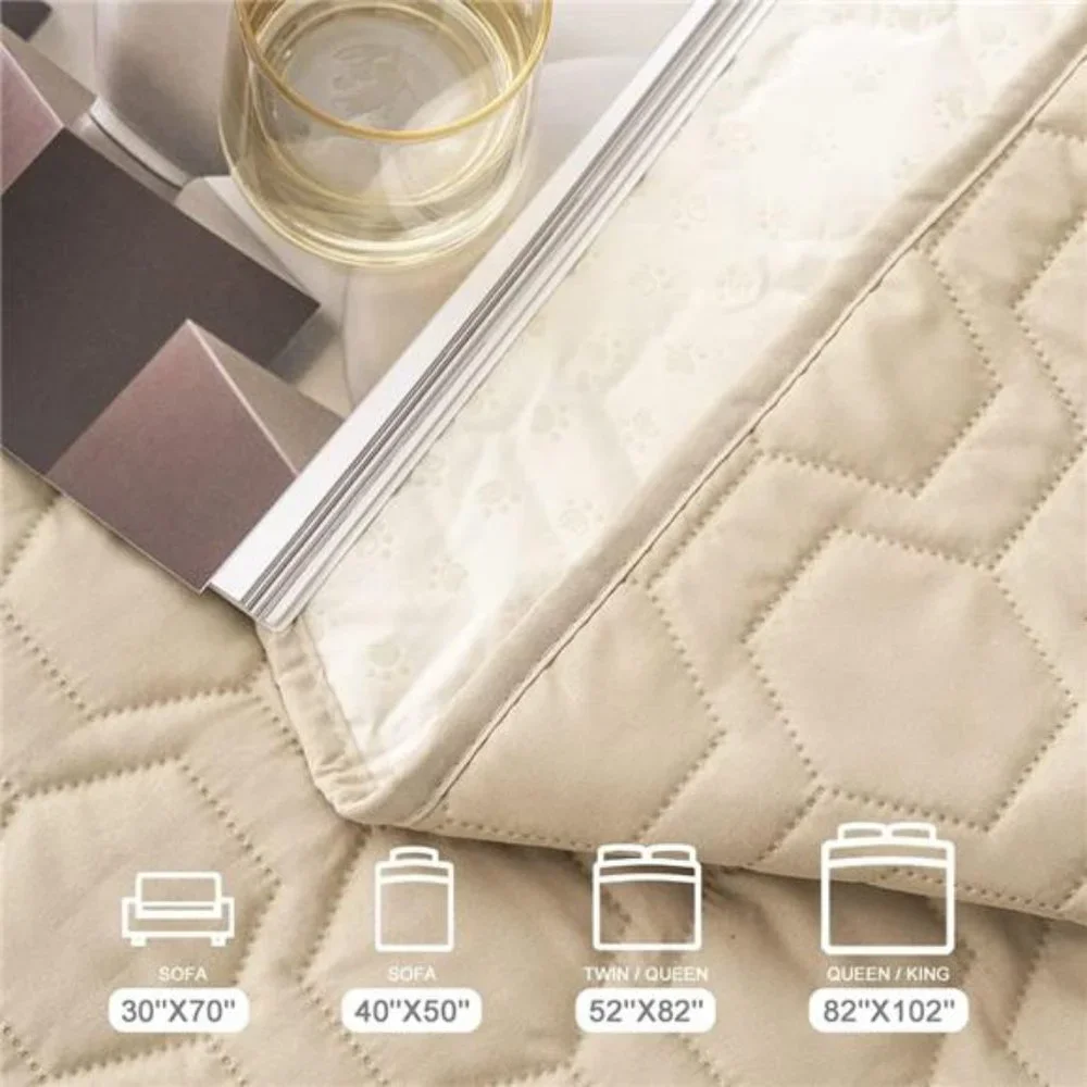 Waterproof & Non-Slip Dog Bed Cover and Pet Blanket Sofa Pet Bed Mat,CarMattress